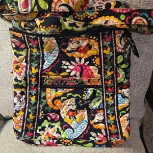 Vera Bradley Colorful Disney Hipster Crossbody Bag Mickey Colorful Garden
